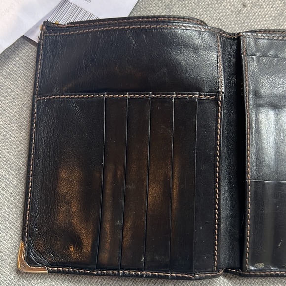 Vintage Gucci Brown Leather Wallet/Passport Case - Picture 7 of 8